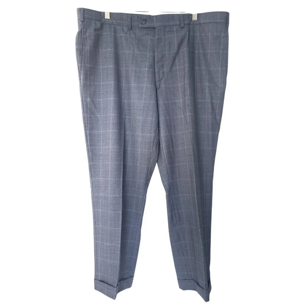 Jack Victor Wool Silk Plead Men's dressy pants size 42R